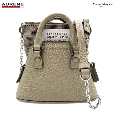 Maison Margiela メゾンマルジェラ ショルダーバッグ 5AC 2WAY ベビー SB3WG0025P4455T7002 レザー キャンバス メタル レディース
【中古】