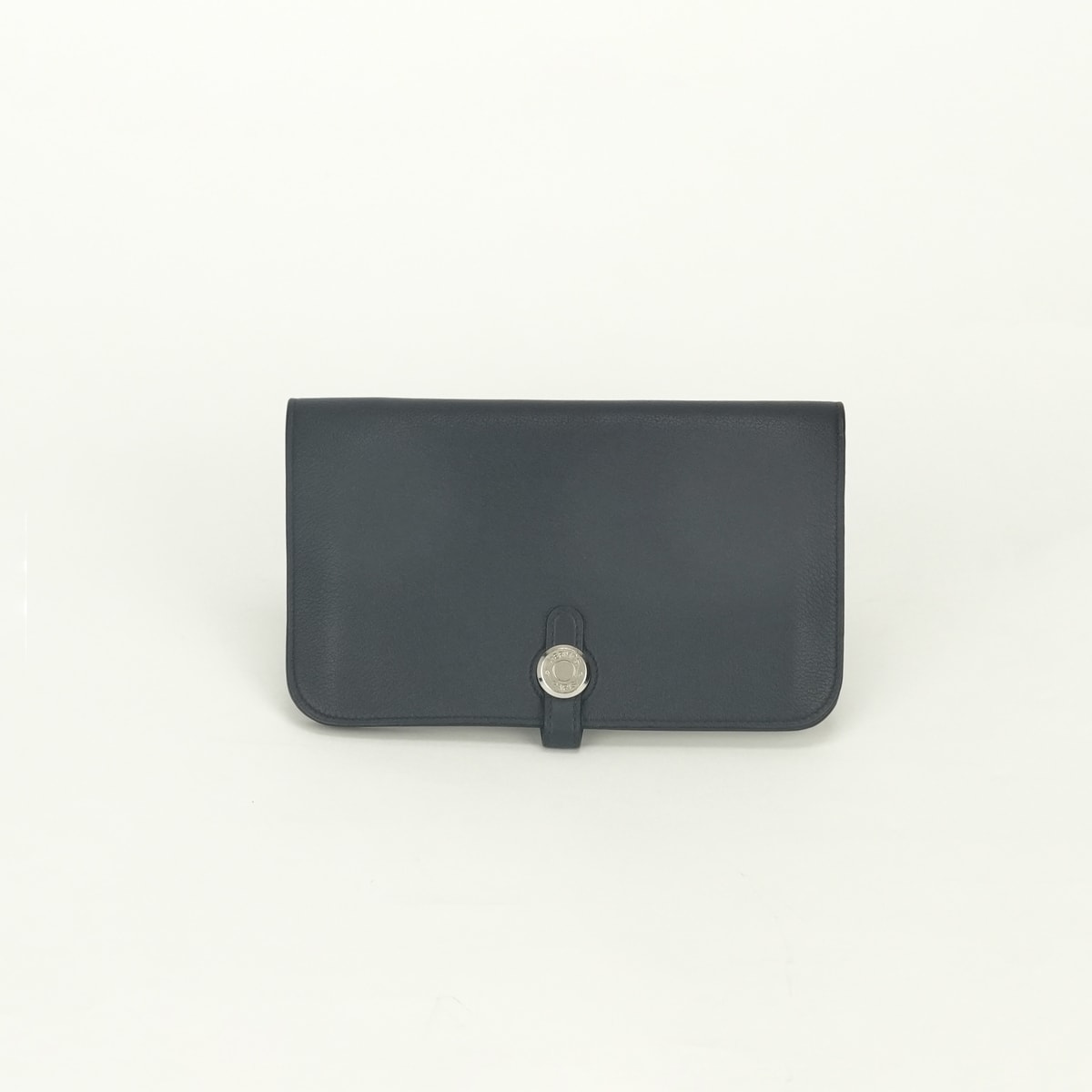 エルメス HERMES ドゴンGM ドゴンデュオ 財布 長財布 ロングウォレット エバーカラー ブルーニュイ Bleu Nuit ネイビー Navy 紺 シルバー金具