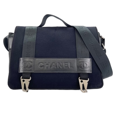 シャネル CHANEL キャンバス スポーツライン ショルダーバッグ【中古】