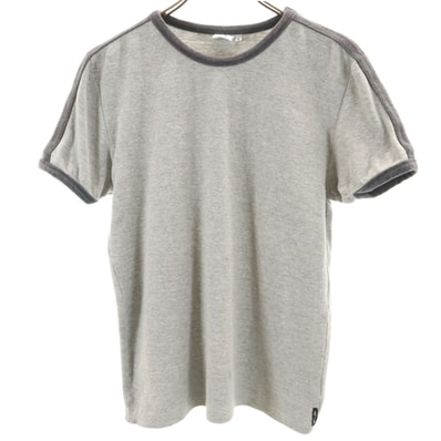 ARMANI EXCHANGE アルマーニエクスチェンジ 90s オールド 半袖 リンガー Tシャツ M グレー