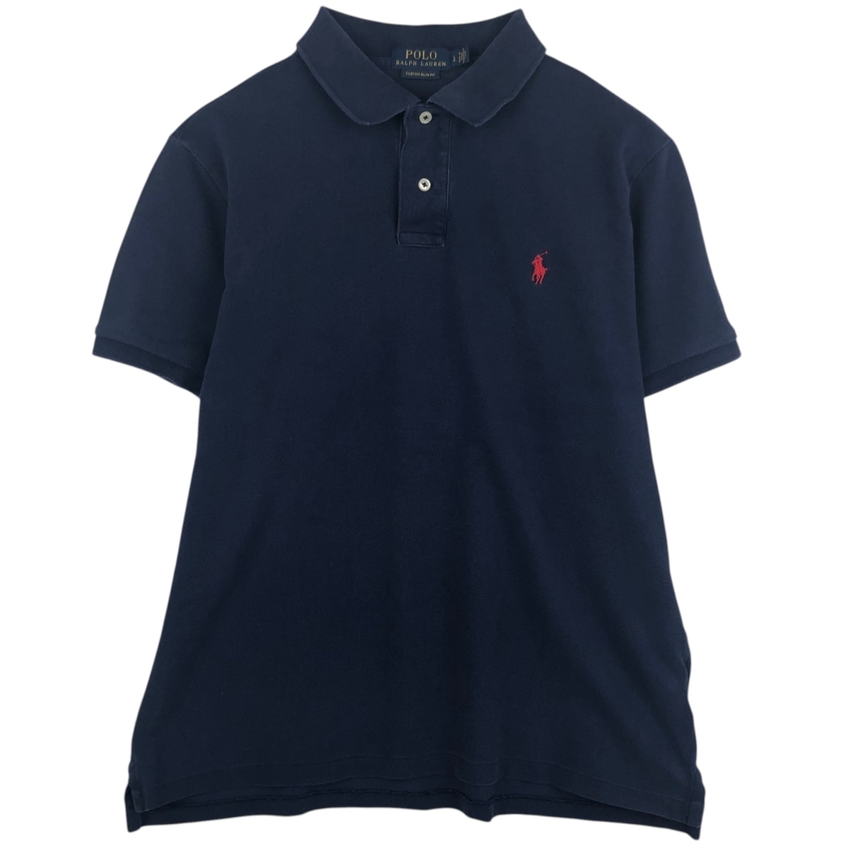 古着 ラルフローレン Ralph Lauren POLO RALPH LAUREN CUSTOM SLIM FIT 半袖 ポロシャツ メンズL相当/eaa626584