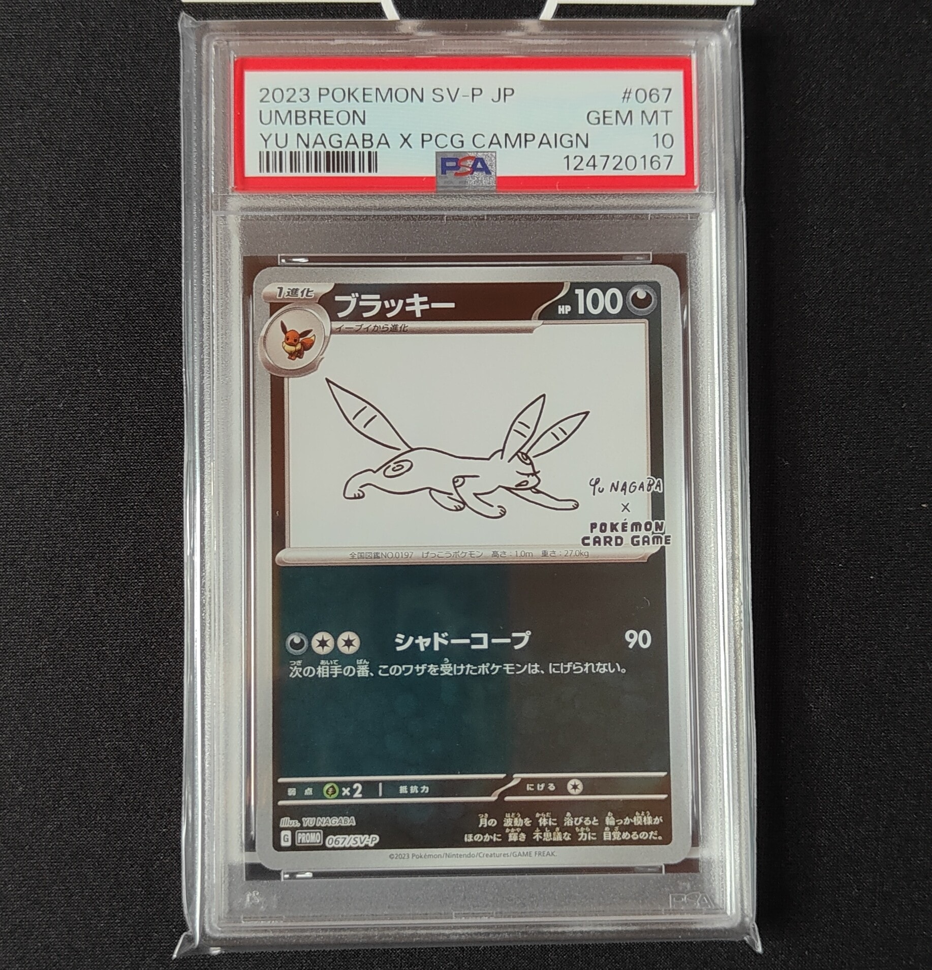 ブラッキー: プロモ (ナガバブラッキー) [SV-P 067](「YU NAGABA×ポケモンカードゲーム」プロモーションカード「SV-P」)