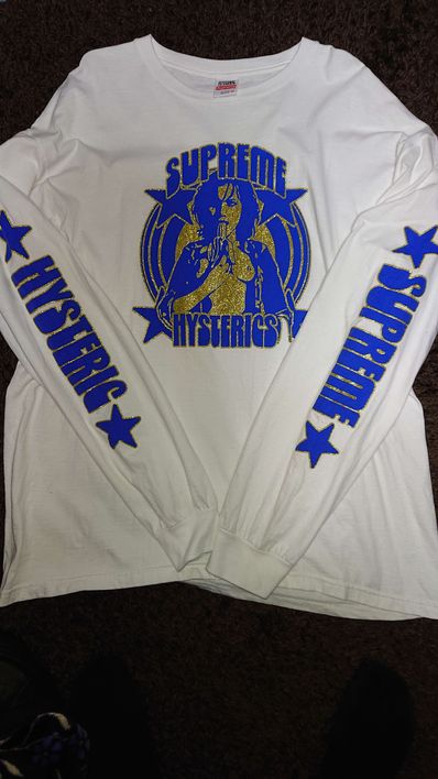 Supreme x HYSTERIC GLAMOUR L/S Tee "White"