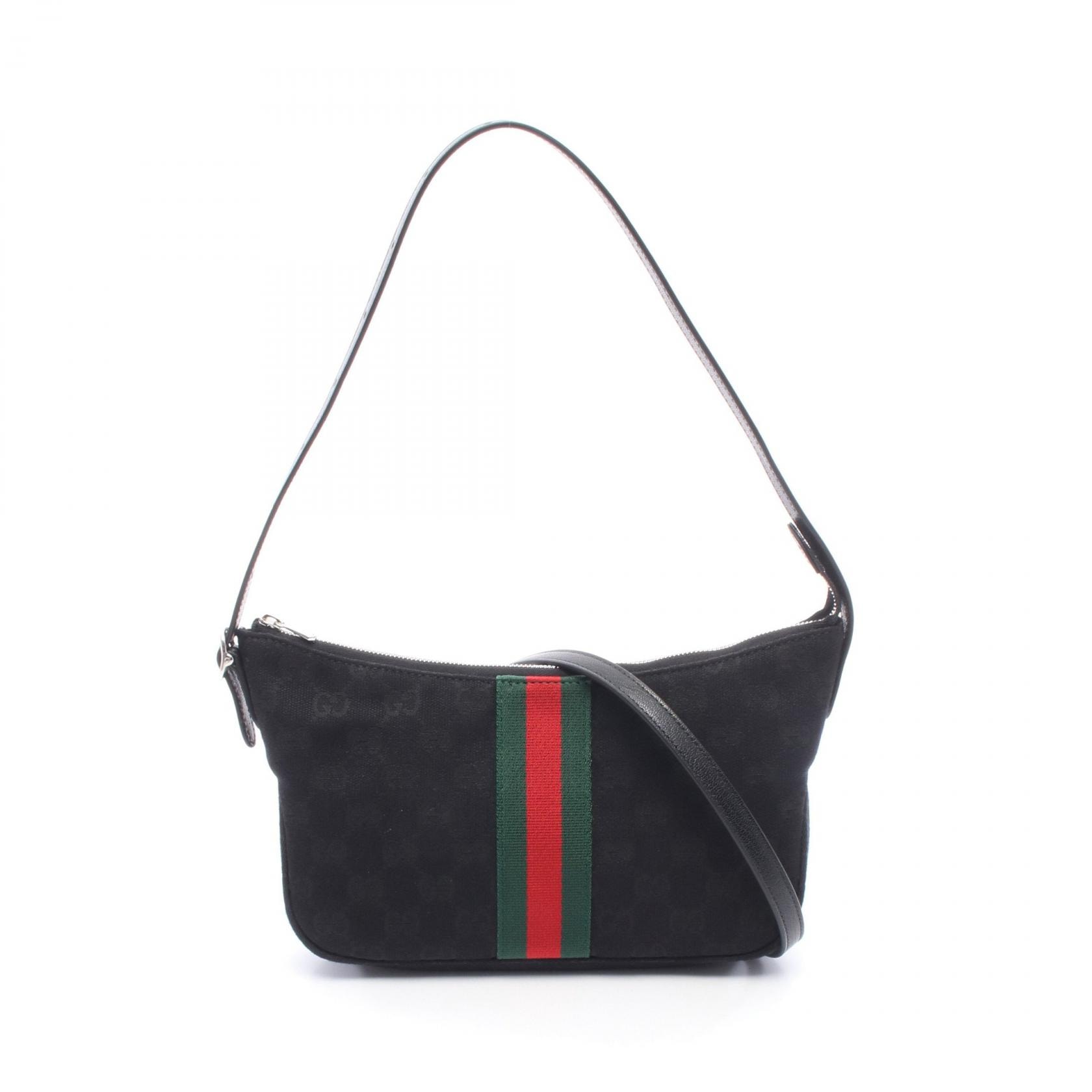 グッチ GUCCI ルネッタ スモール クロスボディ GGキャンバス ショルダーバッグ バッグ キャンバス レザー メンズ レディース ブラック系 / マルチカラー 863406FAFWA1053 【新品】