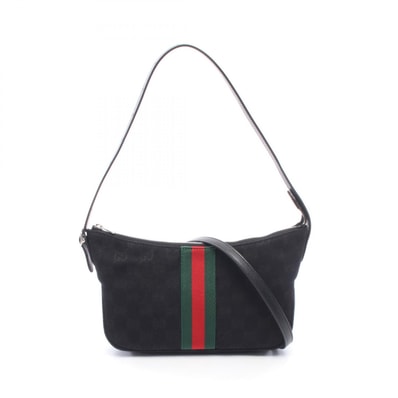 グッチ GUCCI ルネッタ スモール クロスボディ GGキャンバス ショルダーバッグ バッグ キャンバス レザー メンズ レディース ブラック系 / マルチカラー 863406FAFWA1053 【新品】