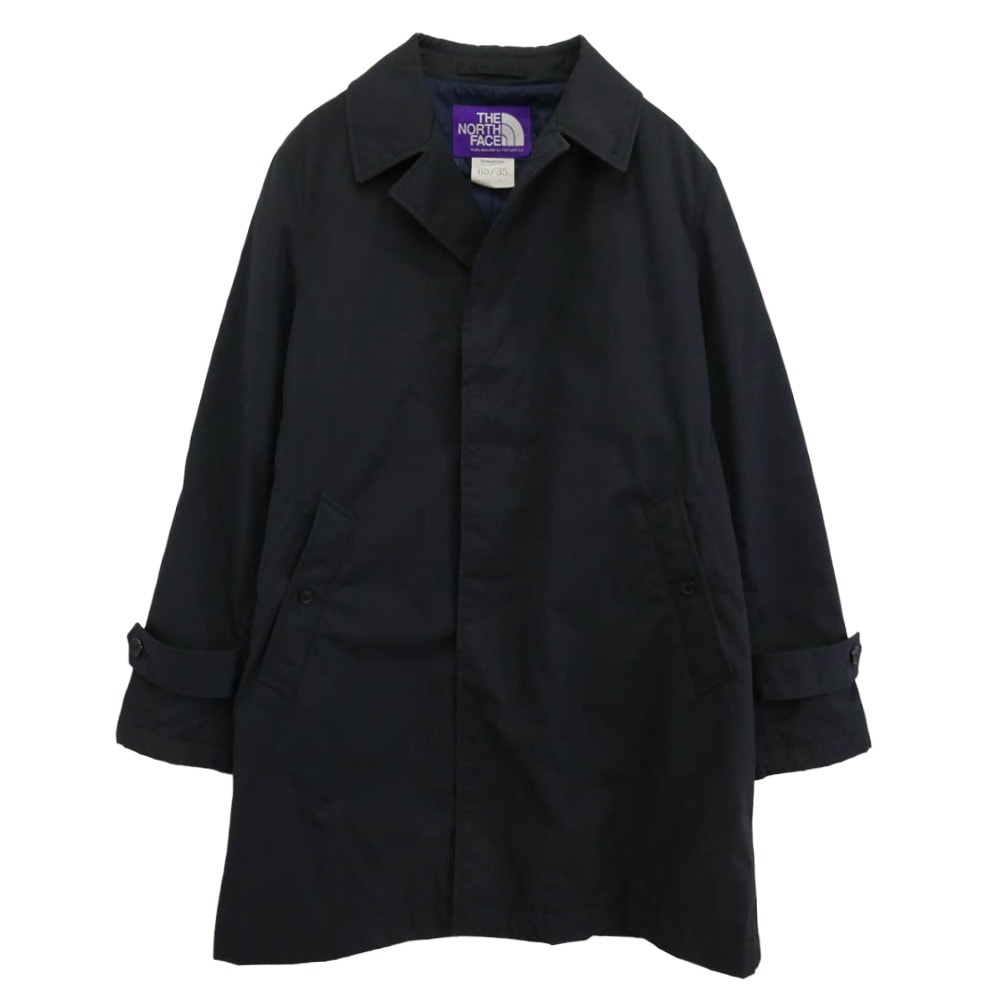 THE NORTH FACE ノースフェイス ステンカラーコート 18AW NY2854N PURPLE LABEL パープル レーベル インシュレーション ステンカラーコート ブラック系 M【中古】