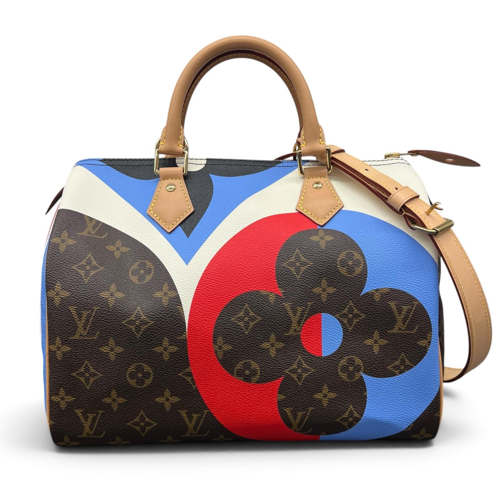LOUIS VUITTON 希少 展示品級美品 ルイヴィトン スピーディ バンドリエール30 モノグラム ゲームオン 2way ミニボストン ショルダーバッグ M57451 PVC レザー MB4200 LV SAランク 中古 鑑定済 ヴィトンバッグ