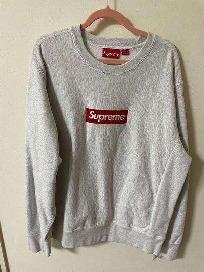 Supreme Box Logo Crewneck Sweatshirt "Ash Grey" (18FW)