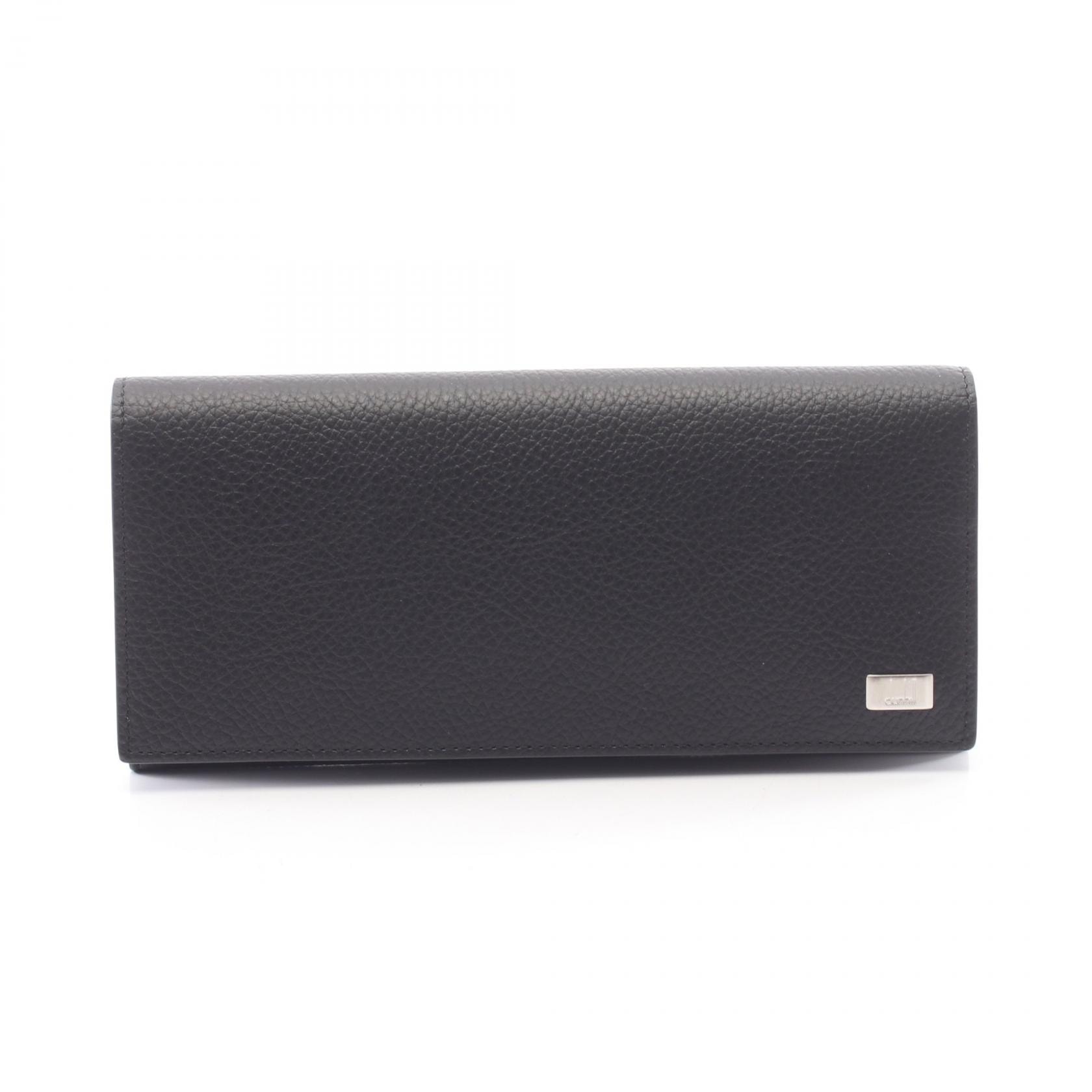 ダンヒル Dunhill 二つ折り長財布 財布 レザー メンズ ブラック系 DU19F2910AV001R 【新品】