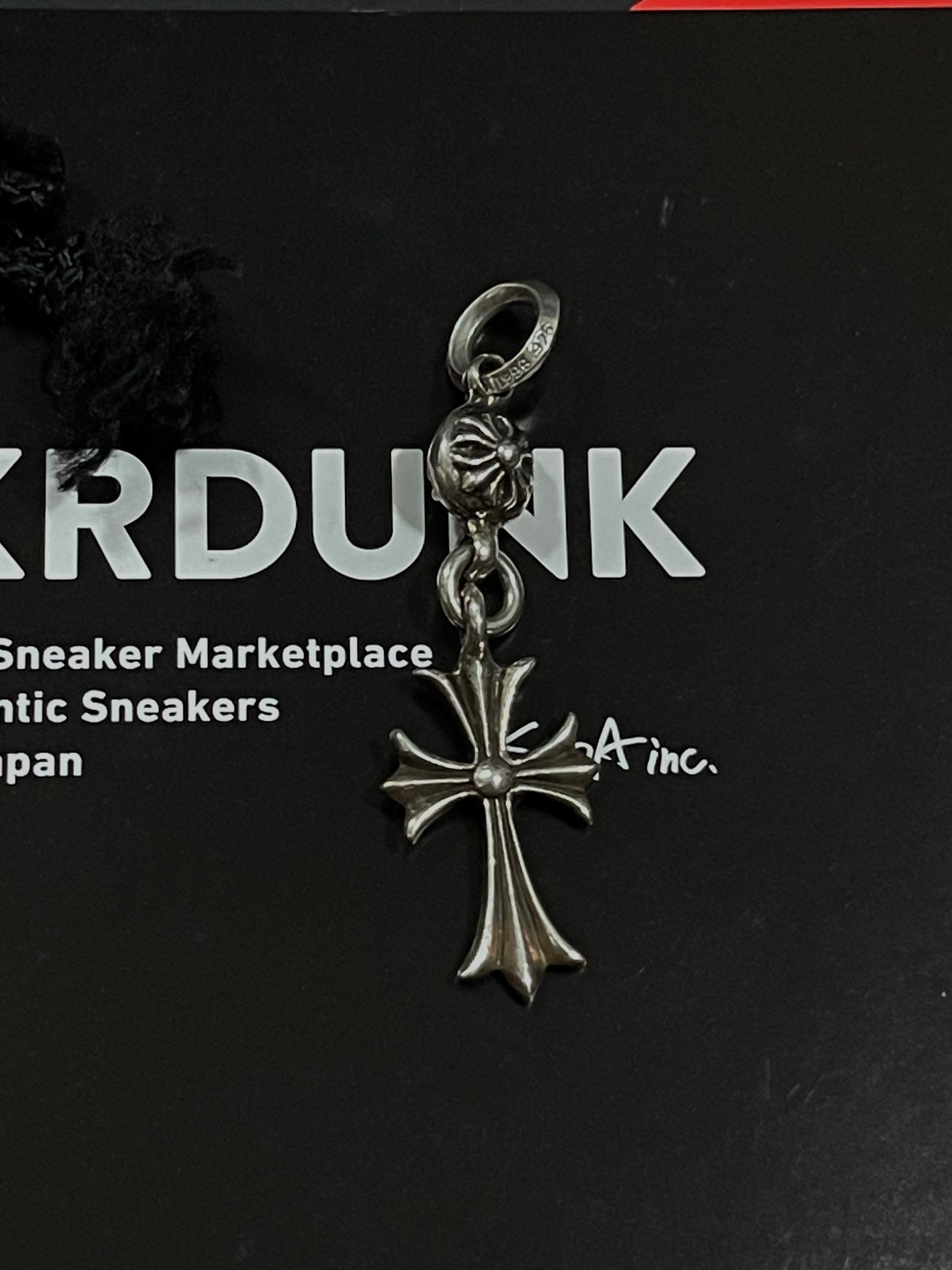 Chrome Hearts 1 Ball Tiny CH Cross Charm "Silver"