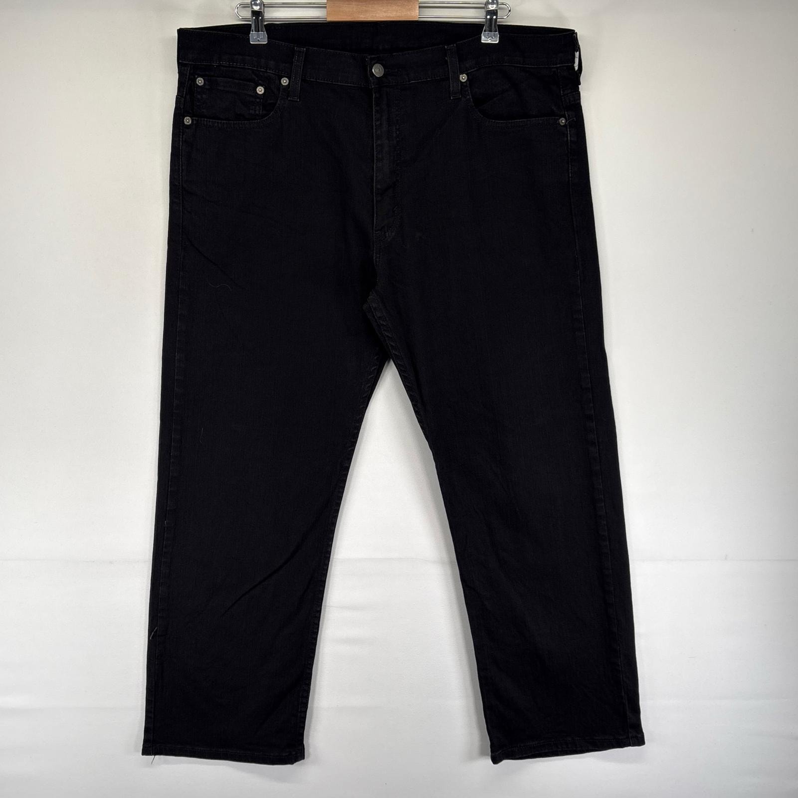 古着 リーバイス Levi's デニム パンツ 569 大きいサイズ ジーンズ ジーパン ジッパーフライ W38 L30  ブラック系 メンズ