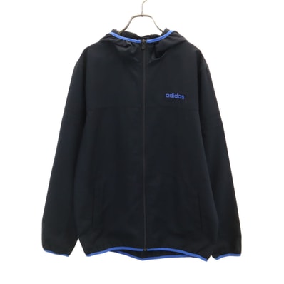 adidas アディダス トレーニング 長袖 ジップパーカー L ブラック