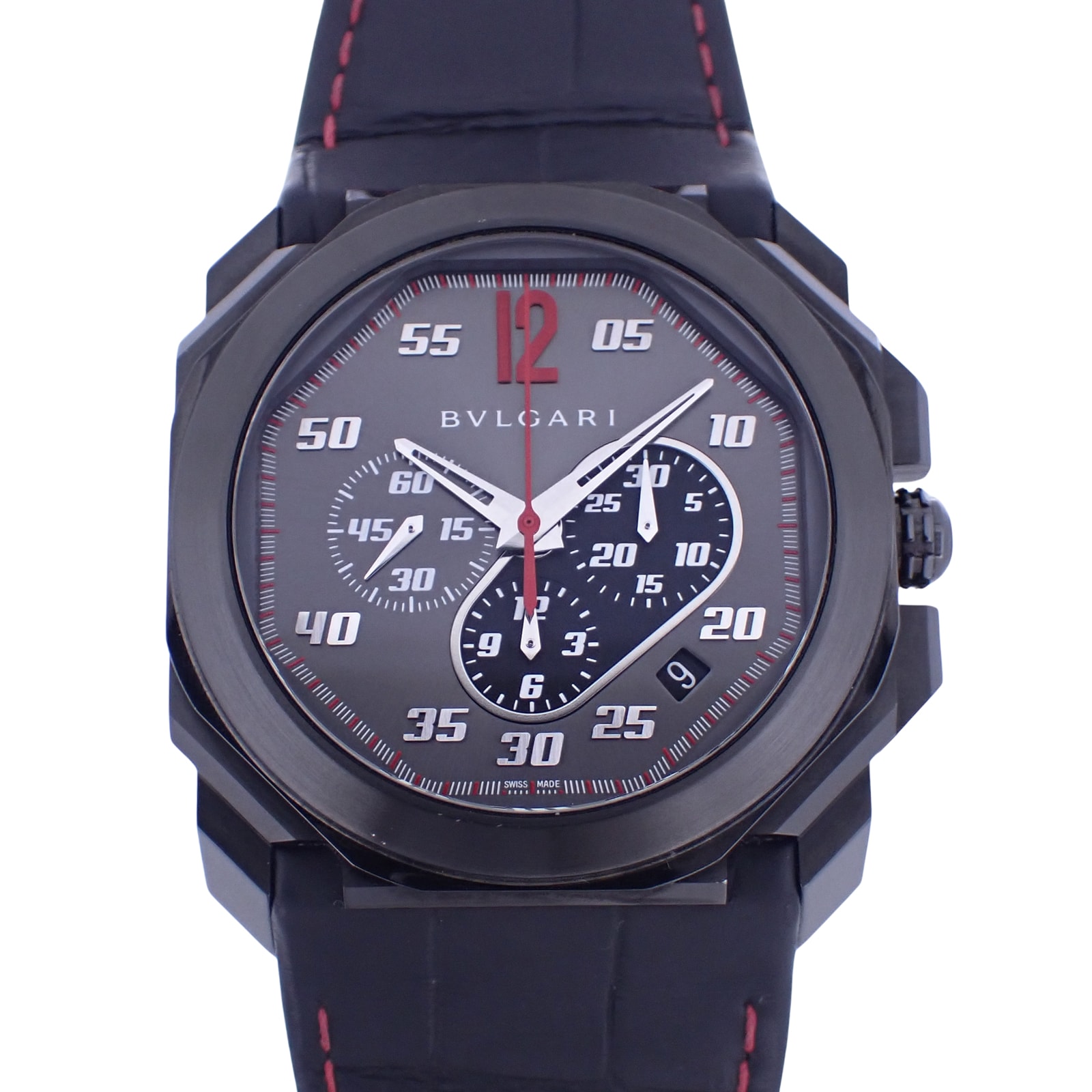 世界限定200本 BVLGARI ブルガリ オクト ヴェロチッシモ ケン・オクヤマ リミテッド BGO41BSLDCH/KO メンズ 腕時計