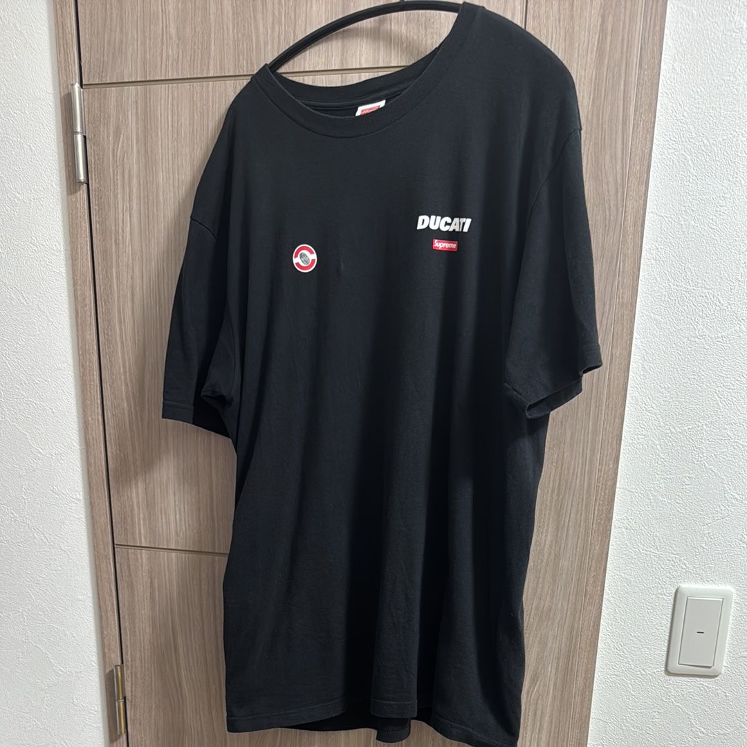 Supreme x Ducati Logos Tee "Black"