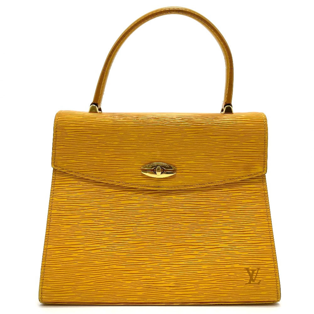 ルイヴィトン LOUIS VUITTON マルゼルブ M52379 エピ カバン スクエア ハンドバッグ エピレザー タッシリイエロー イエロー