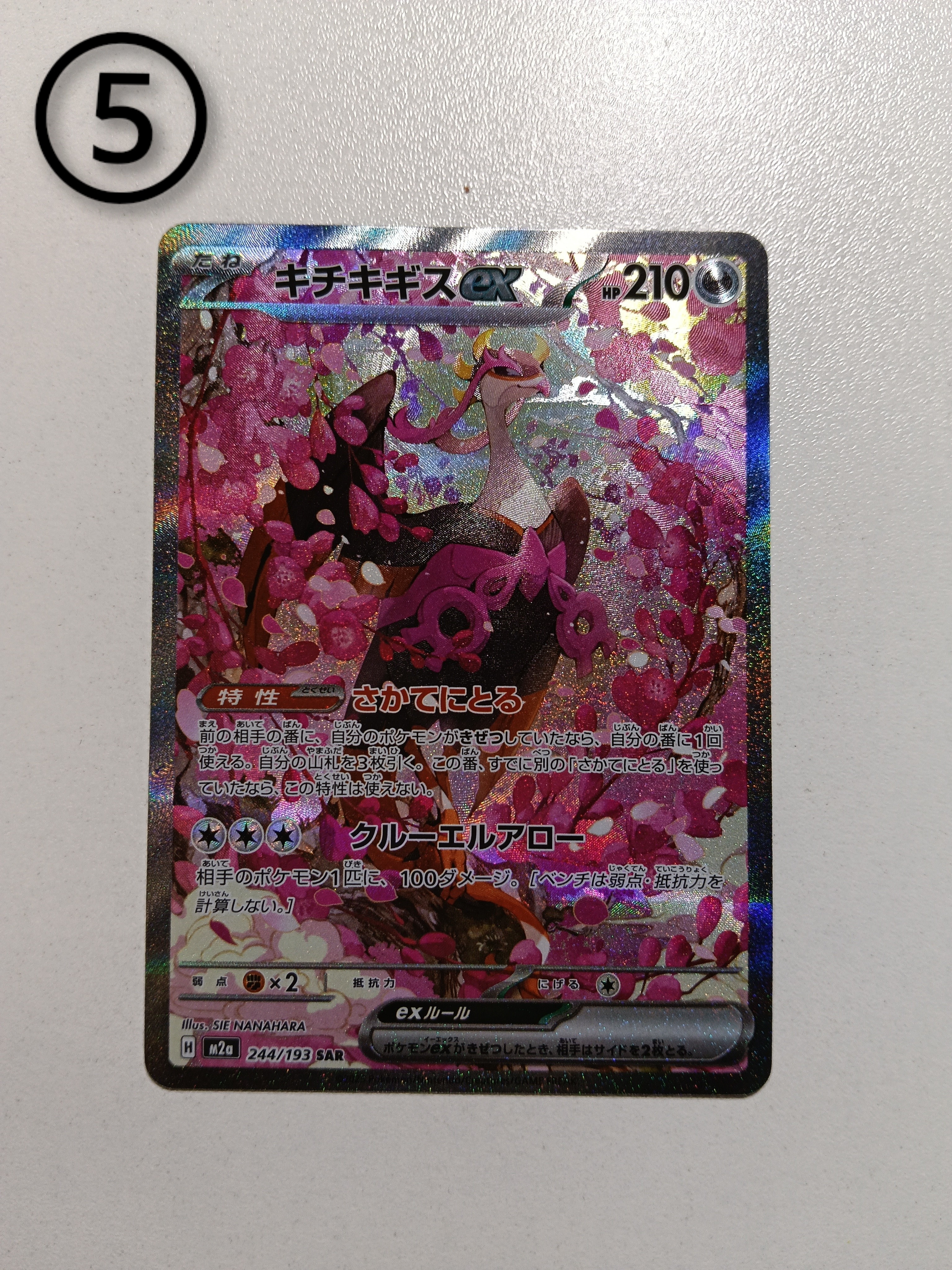 キチキギスex SAR [M2a 244/193](ハイクラスパック「MEGAドリームex」)