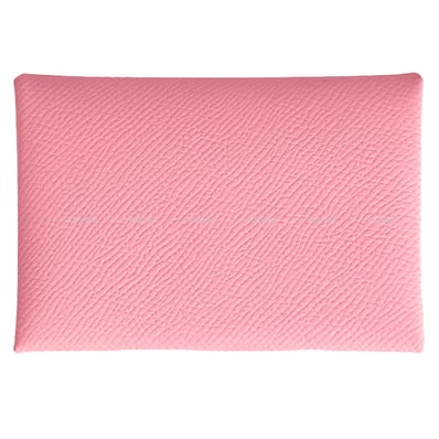 HERMES エルメス カードケース カルヴィ デュオ ローズコンフェッティ エプソン シルバー金具 G刻印 新品