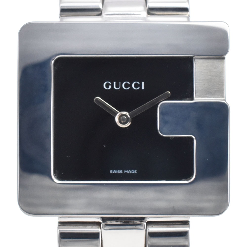 グッチ GUCCI 3600J ステンレススチール ブラック クォーツ ユニセックス 良品 腕時計 M#148315