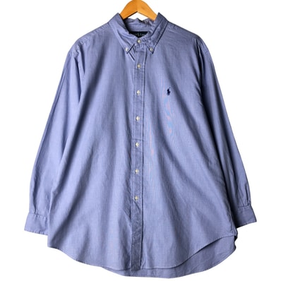 古着 ラルフローレン Ralph Lauren CLASSIC FIT 長袖 ボタンダウンシャツ メンズXL相当/eaa596582