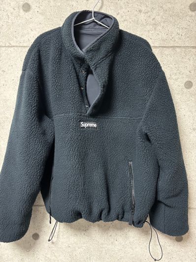 Supreme Polartec Shearling Reversible Pullover "Black" (24FW)