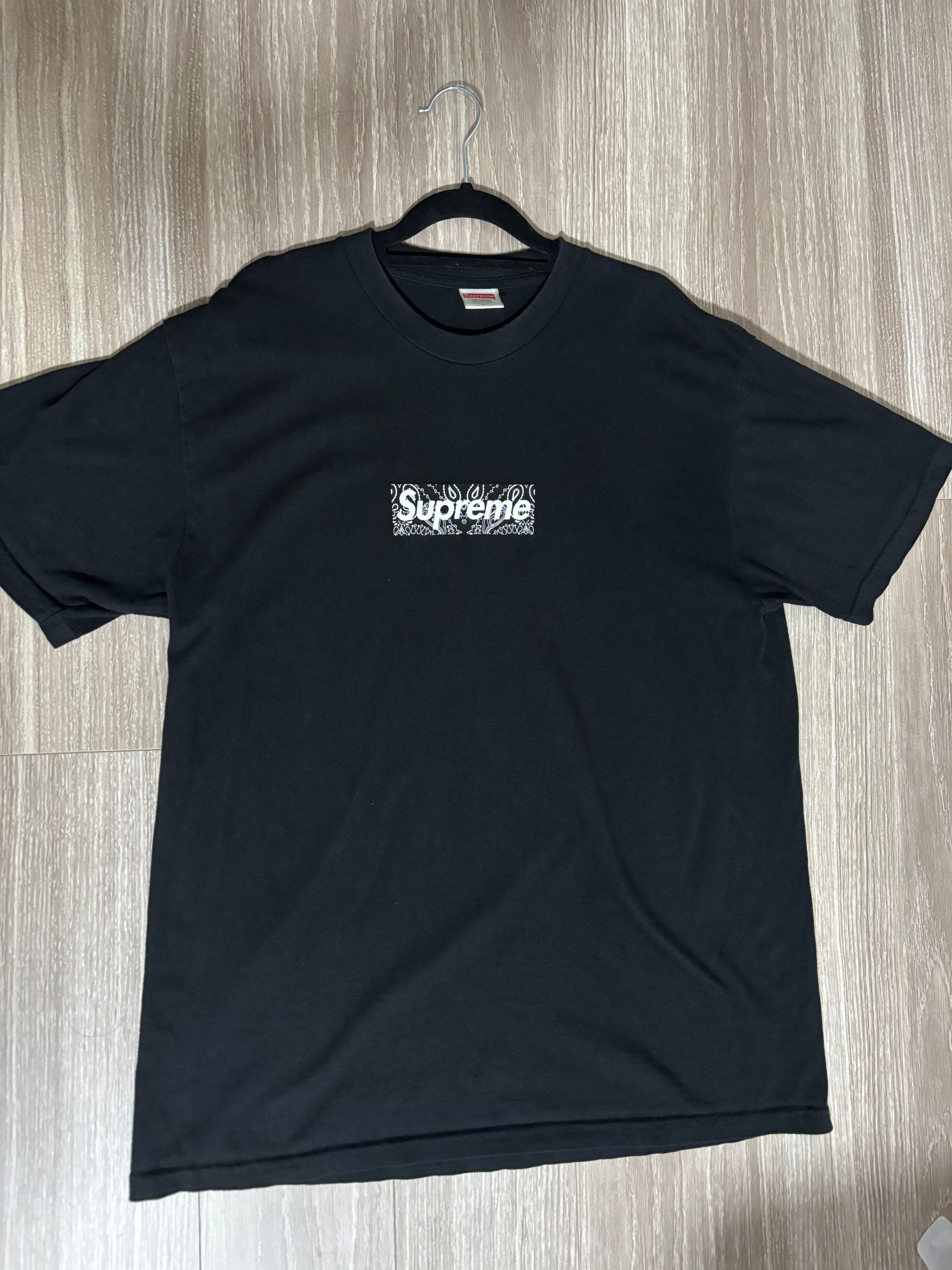 Supreme Bandana Box Logo Tee "Black"