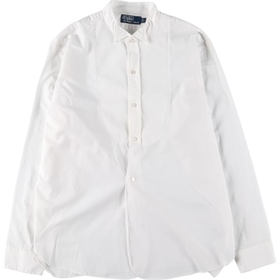 古着 ラルフローレン Ralph Lauren POLO by Ralph Lauren カフスシャツ ウィングカラー 長袖 ドレスシャツ メンズL相当/eaa521421