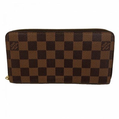【6eb0538】ルイヴィトン 長財布 ダミエ ジッピーウォレット N60015 エベヌ【中古】メンズ レディース ユニセックス