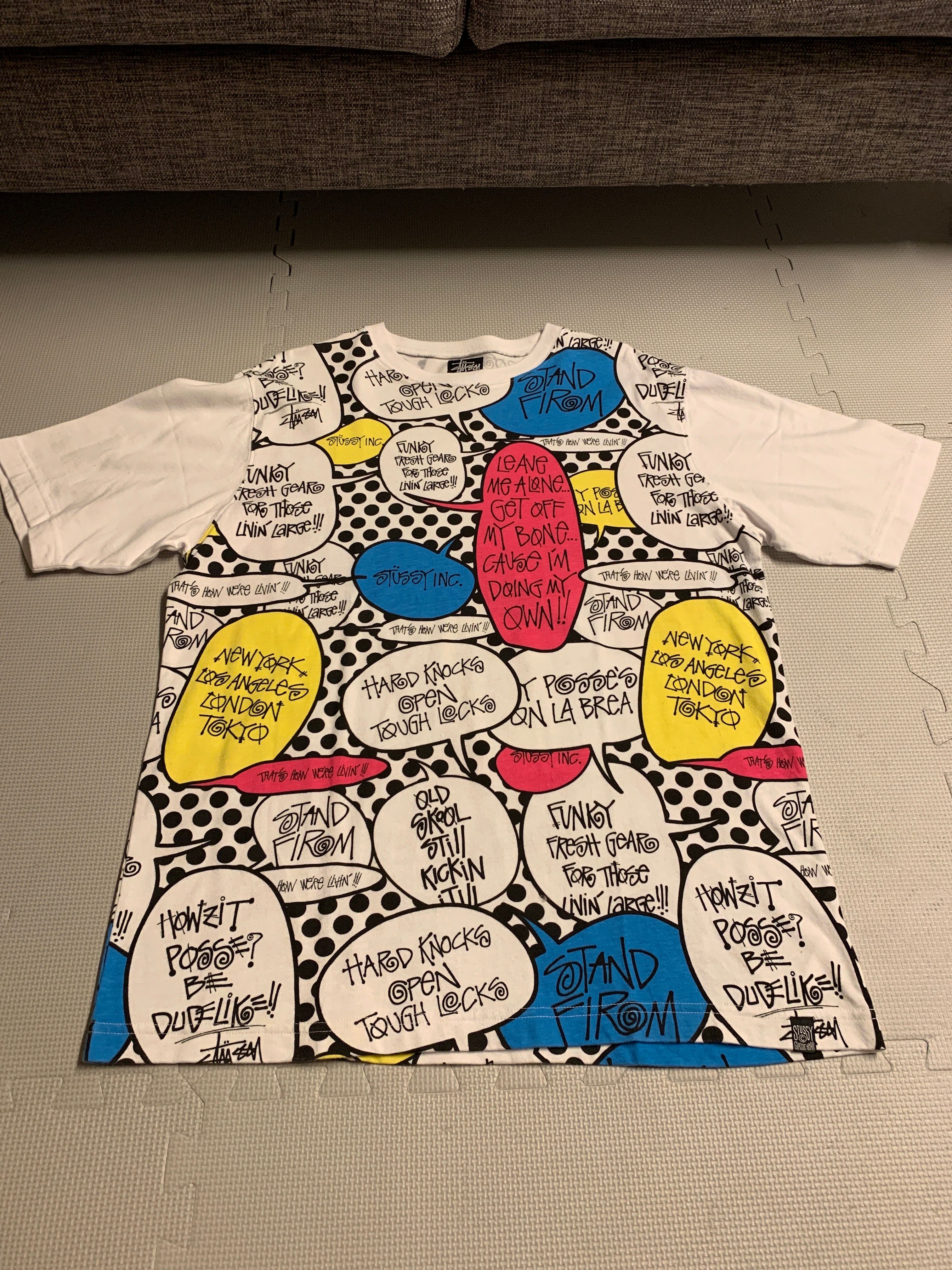 STUSSY ポップバブル Tシャツ Mサイズ