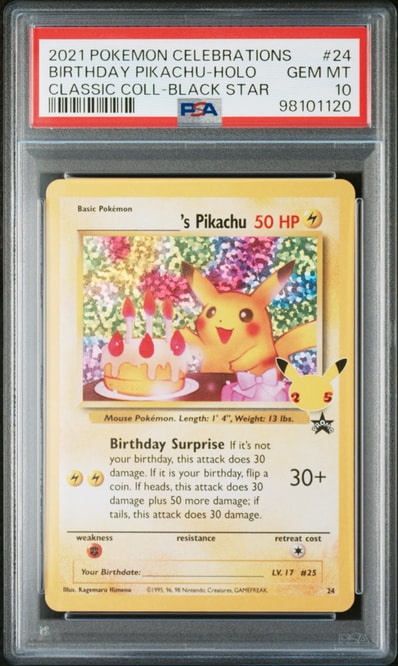 _のピカチュウ(お誕生日ピカチュウ)【英語版】(ソード&シールド _のピカチュウ(お誕生日ピカチュウ)【英語版】(ソード&シールド