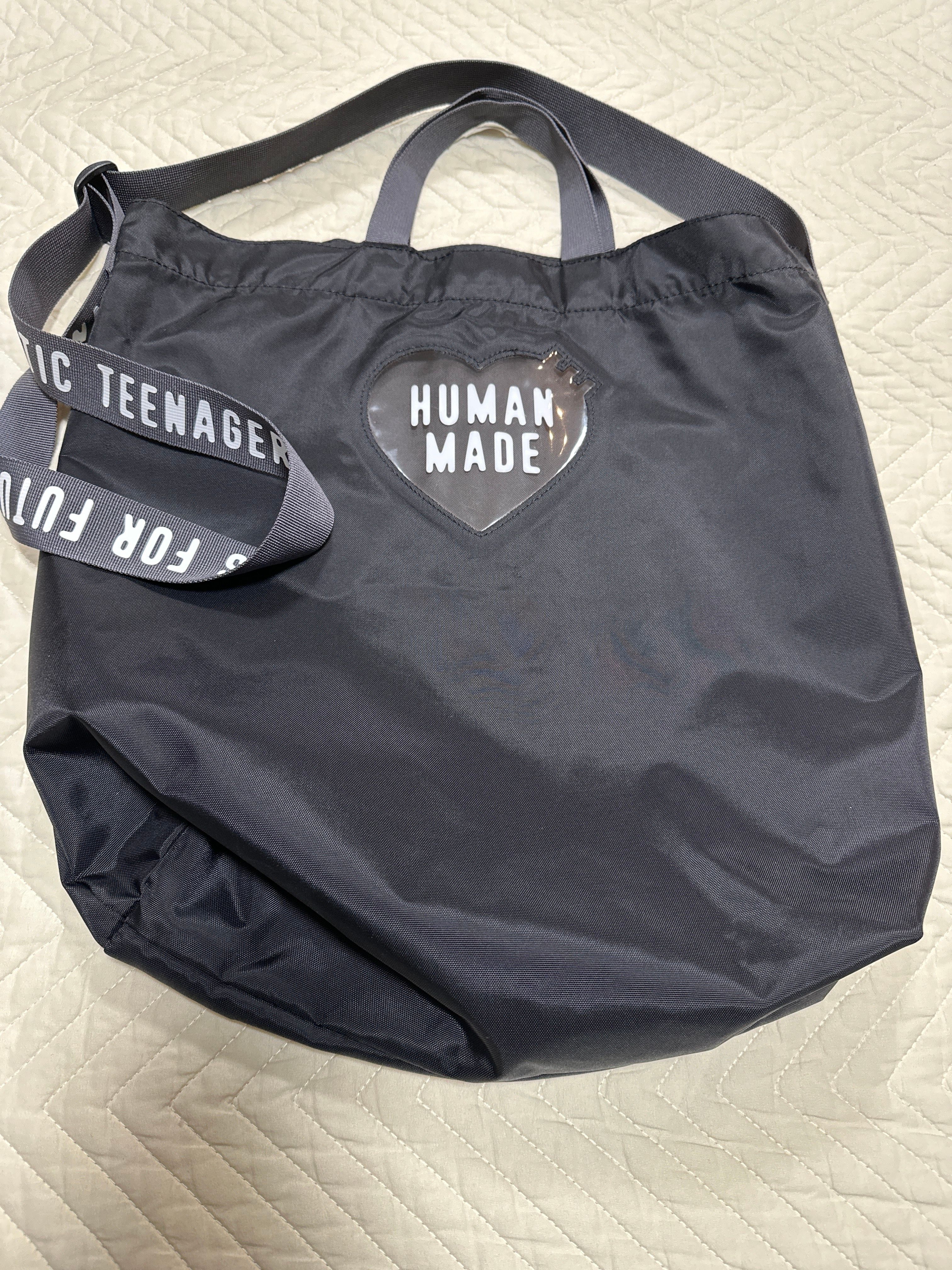 HUMAN MADE Shoulder Tote Bag "Black"
