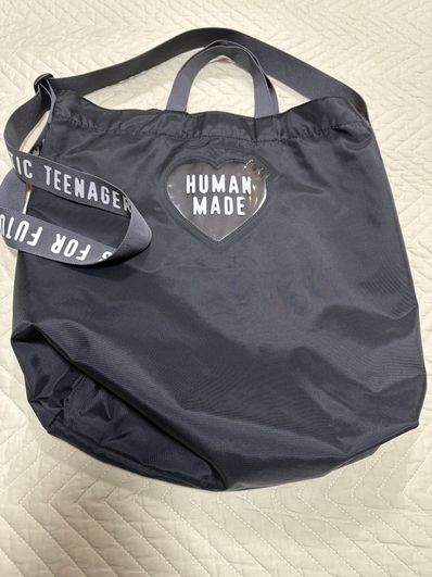 HUMAN MADE Shoulder Tote Bag "Black"