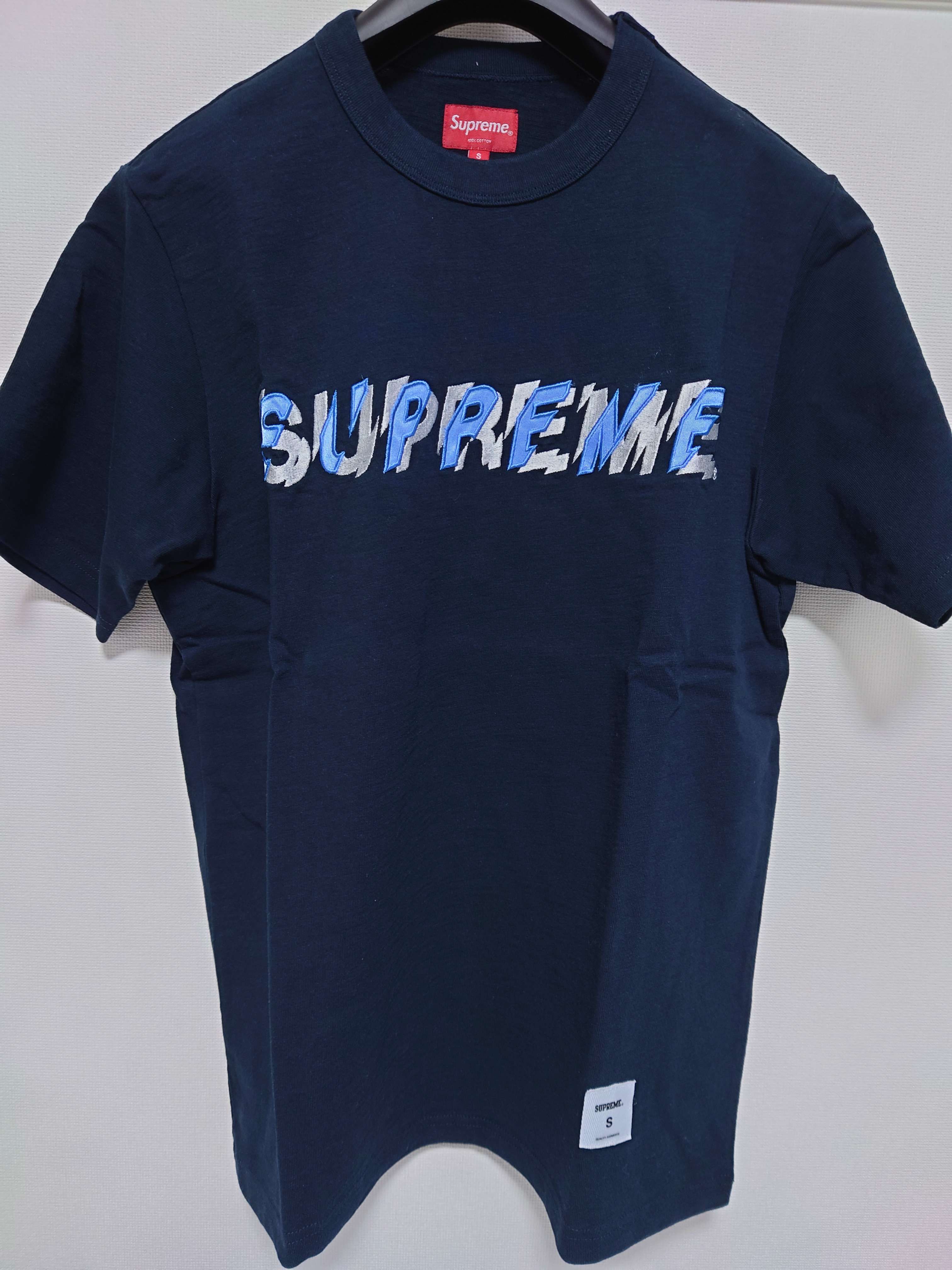 Supreme Shatter Tee "Navy"