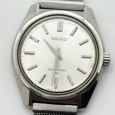 SEIKO セイコー グランドセイコー ダイアショック 4420-9000.44GS SS シルバー 手巻き メンズ 腕時計 稼働品