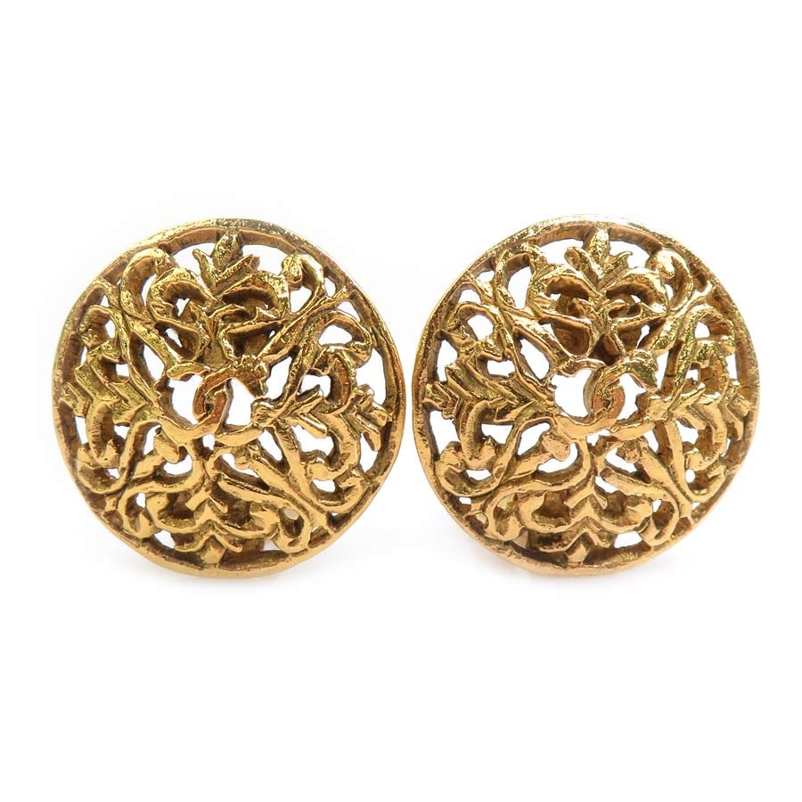 シャネル CHANEL イヤリング ヴィンテージ メタル ゴールド レディース【中古】 h32147k