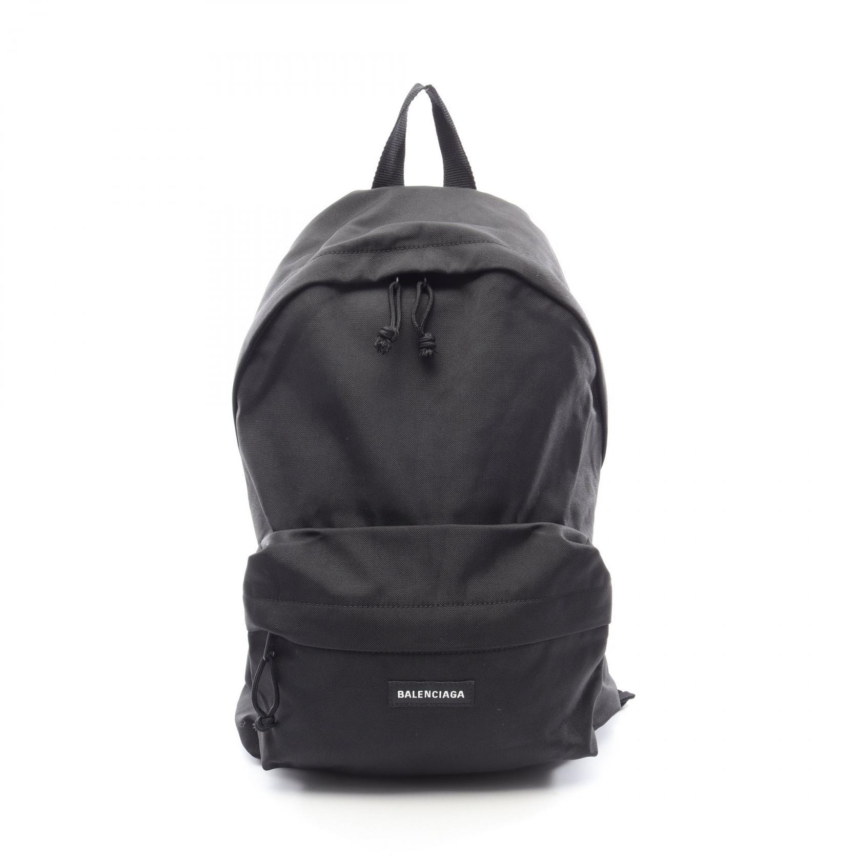 バレンシアガ BALENCIAGA エクスプローラー リュックサック バックパック バッグ ナイロンキャンバス メンズ レディース ブラック系 503221 【中古】