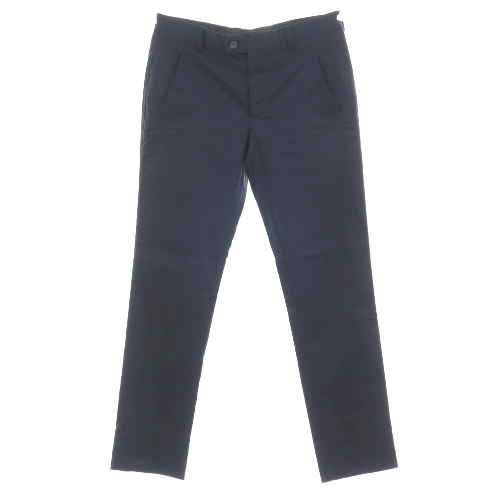 【中古】ジョルジオアルマーニ GIORGIO ARMANI コットンポリエステル カジュアルスラックスパンツ ネイビー【サイズ48】【メンズ】