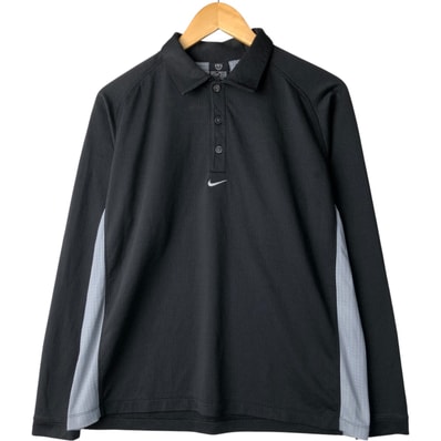 古着 00年代 ナイキ NIKE 長袖 ポロシャツ メンズL相当/eaa592993