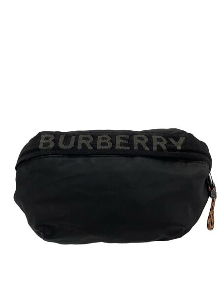 Burberry Logo Detail Econyl Sonny Bum Bag "Black"