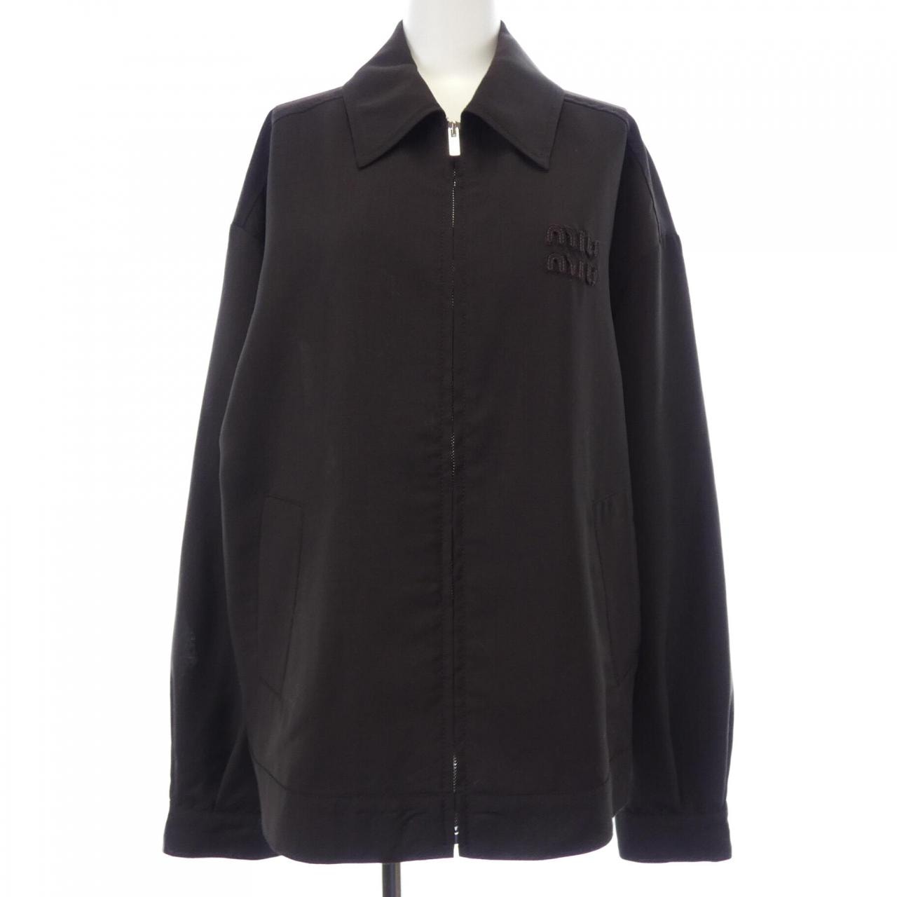 ミュウミュウ MIU MIU モヘアブルゾンジャケット ML1041 SOOO 12I1 ジャケット