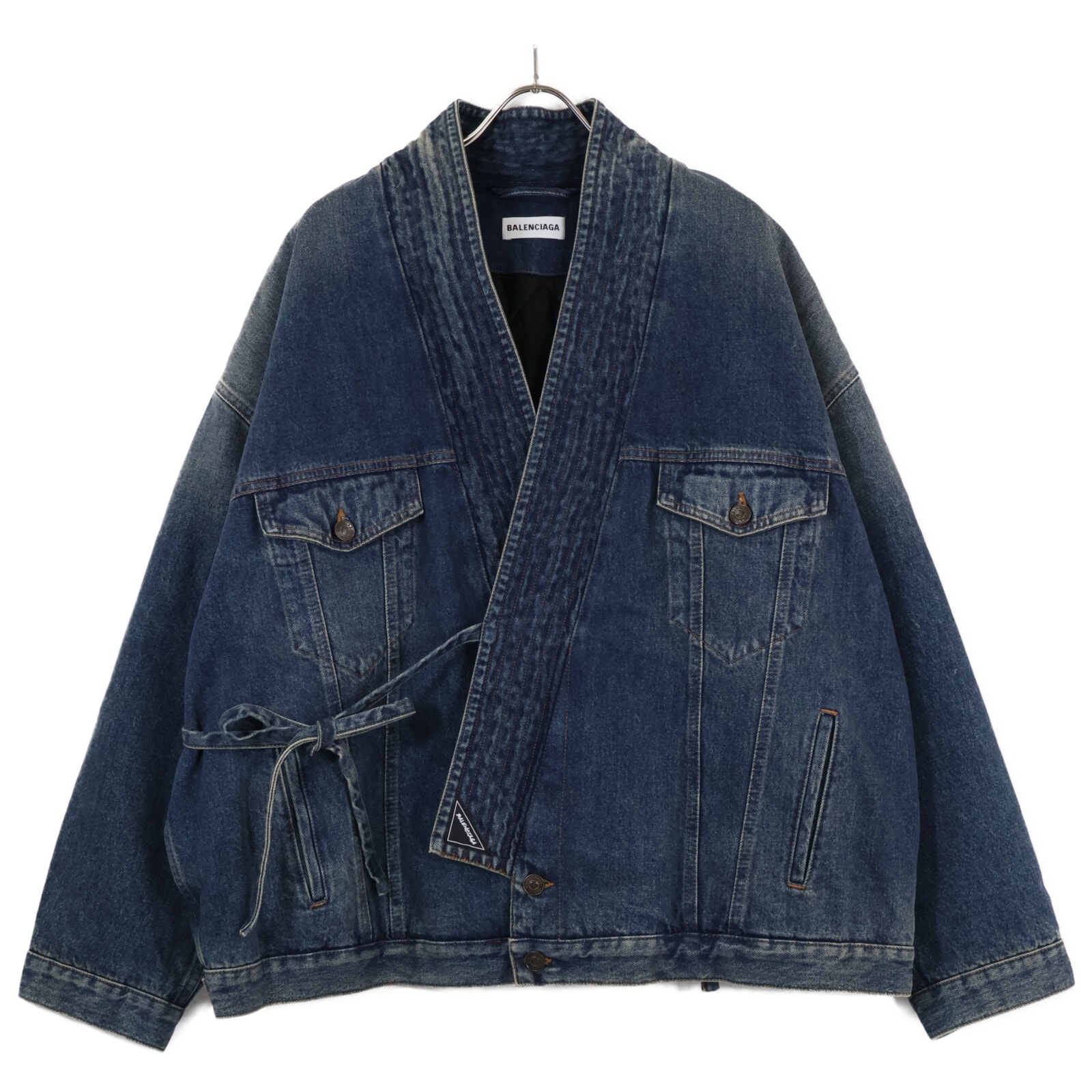 バレンシアガ ｲﾝﾃﾞｨｺﾞ 583429 柔道ﾃﾞﾆﾑｼﾞｬｹｯﾄ 34