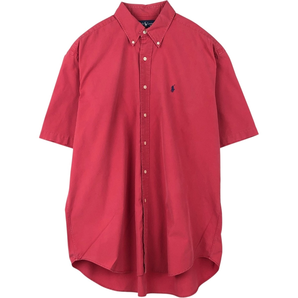 古着 ラルフローレン Ralph Lauren BLAKE 半袖 ボタンダウンシャツ メンズL相当/eaa665251