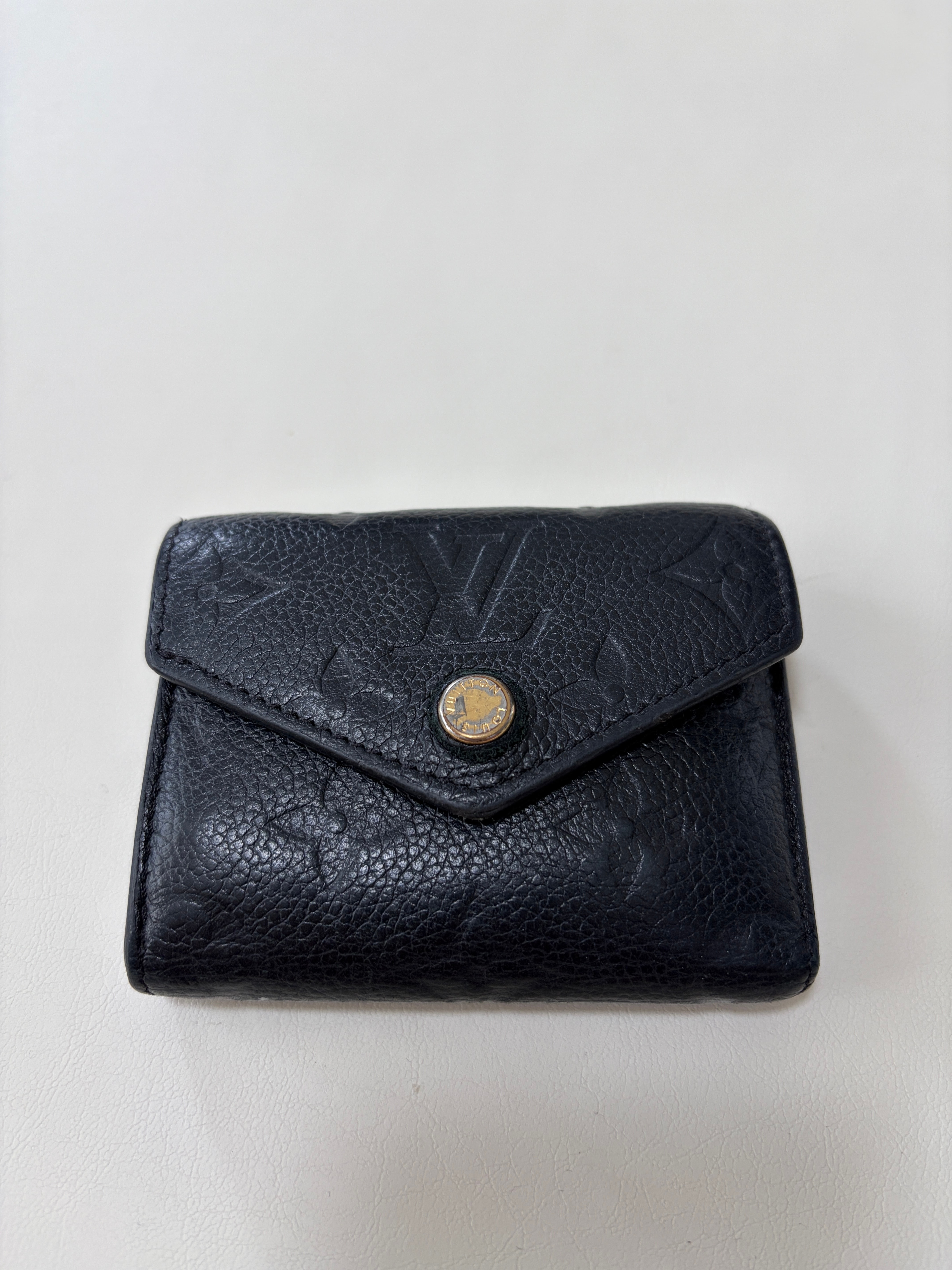 Louis Vuitton Victorine Wallet Monogram Empreinte "Noir"