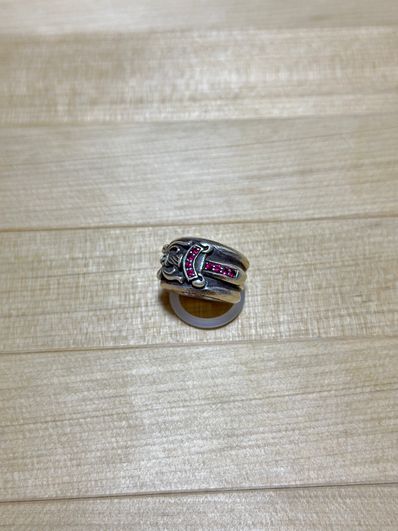 CHROME HEARTS ダガーリング ルビー 12号 インボイス原本付き