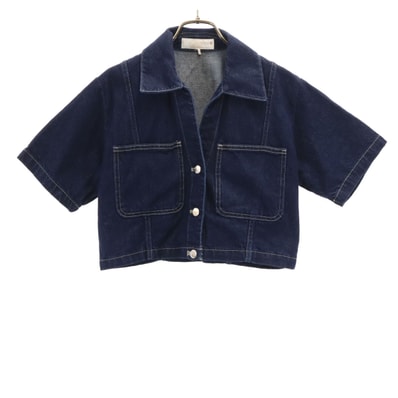 ZARA ザラ ショート丈 デニムジャケット XS インディゴ ジージャン