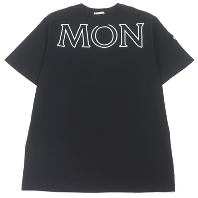 極美品 モンクレール 半袖Tシャツ SS-TSHIRT ブラック メンズ L