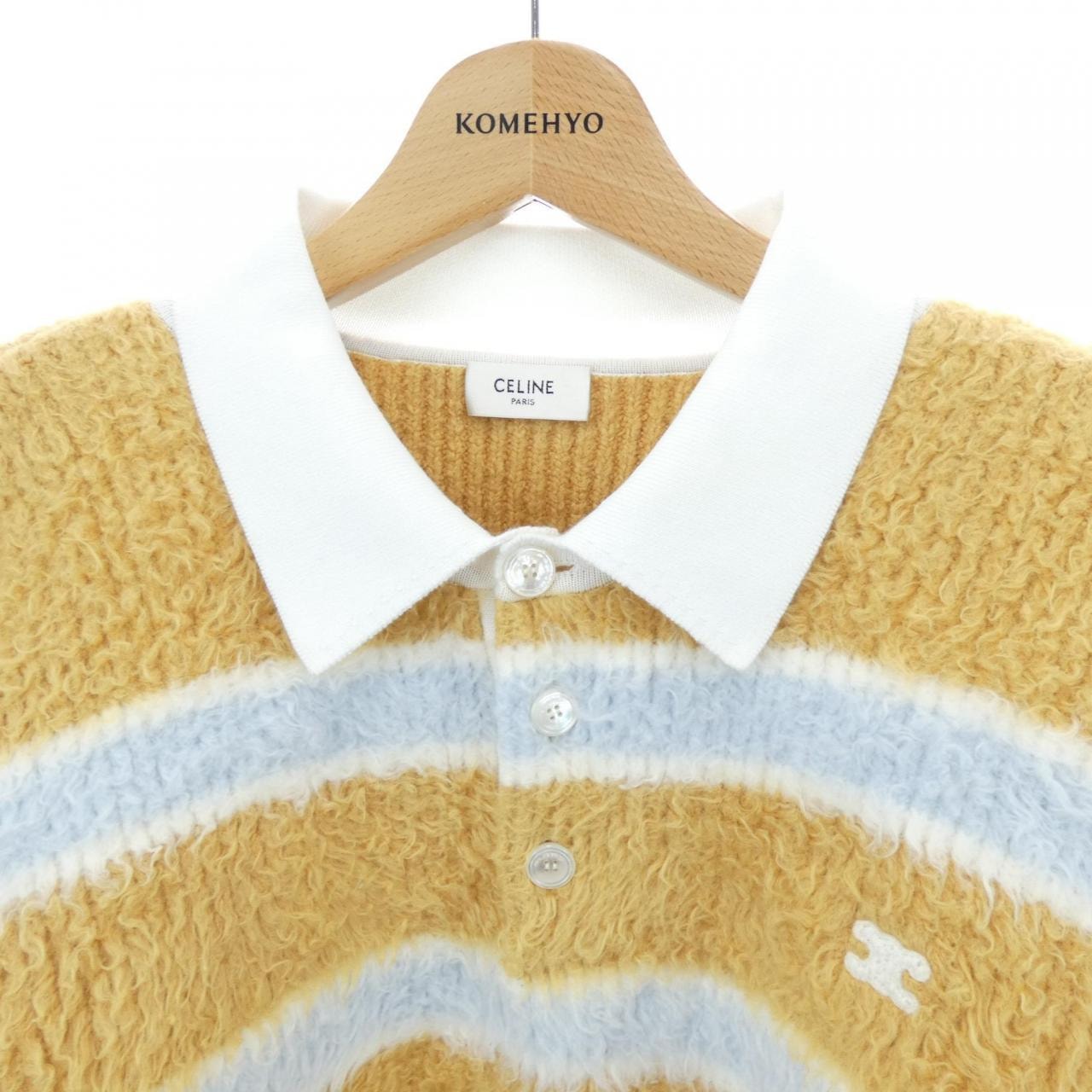 C (やや傷や汚れあり)】セリーヌ CELINE RY0FQ0ZQJ ニット Mの中古ハイ