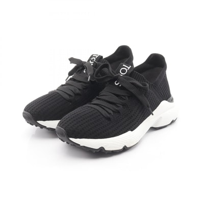 トッズ TOD'S SPORT.RUN スポーツラン スニーカー 靴 ファブリック レディース ブラック系 【中古】