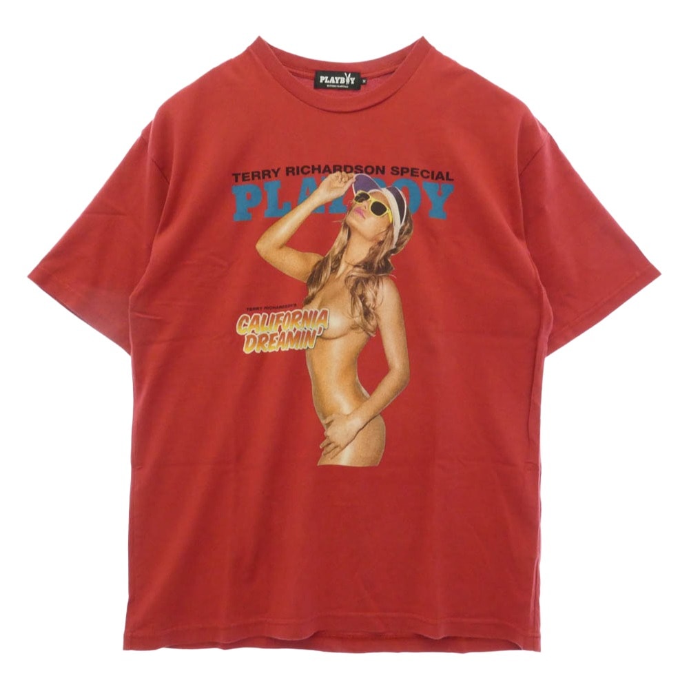 HYSTERIC GLAMOUR  PLAYBOY プレイボーイ 17SS 12171CT02 × PLAYBOY TERRY RICHARDSON CALIFORNIA DREAMIN 半袖 Tシャツ カットソー M【中古】
