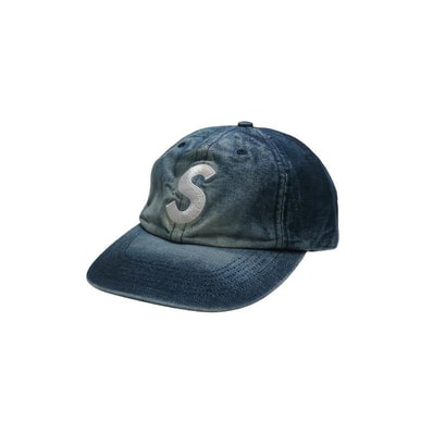 Supreme Cordura Denim S Logo 6-Panel "Bleached Indigo"