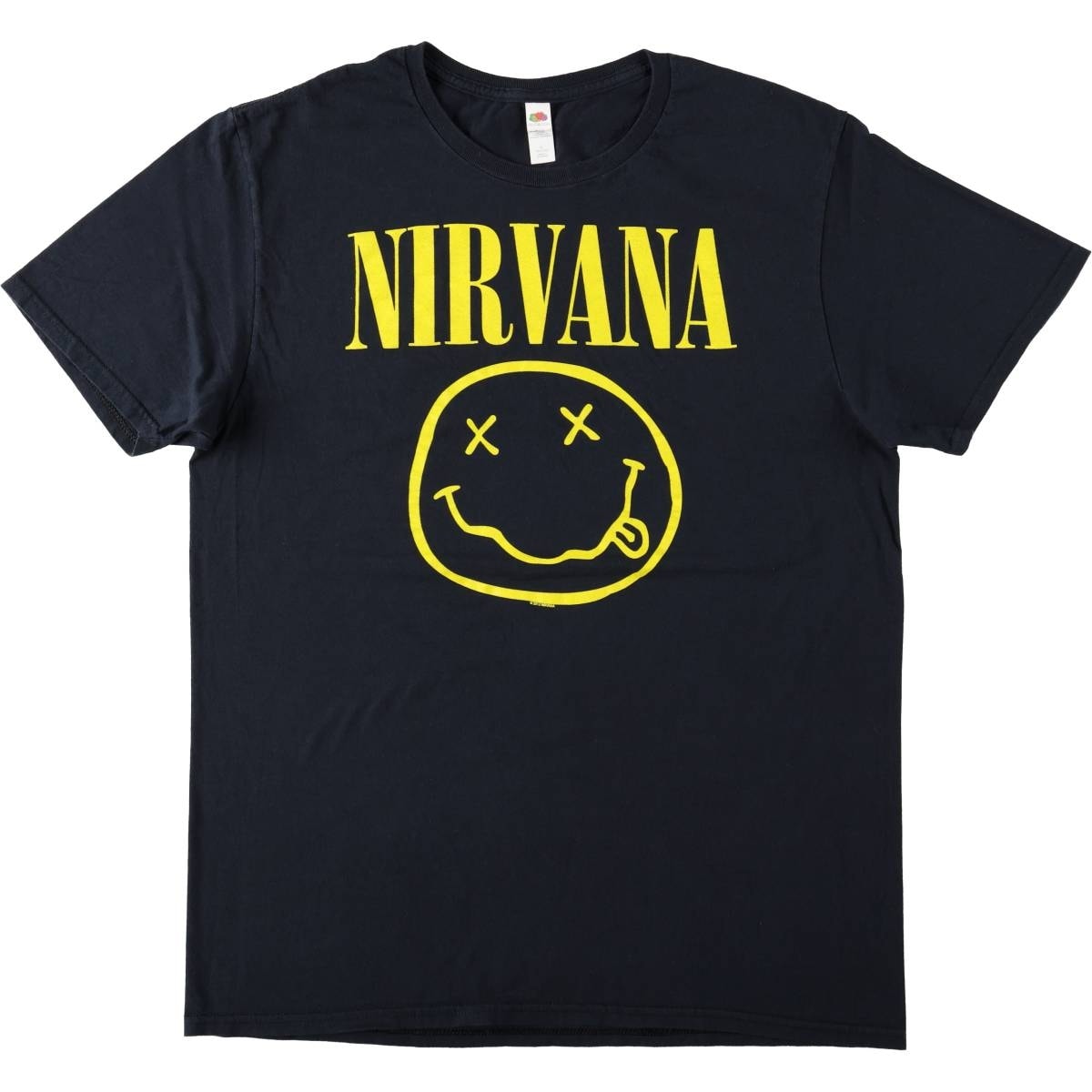 古着 フルーツオブザルーム FRUIT OF THE LOOM NIRVANA ニルヴァーナ バンドTシャツ バンT メンズL相当/eaa657898
